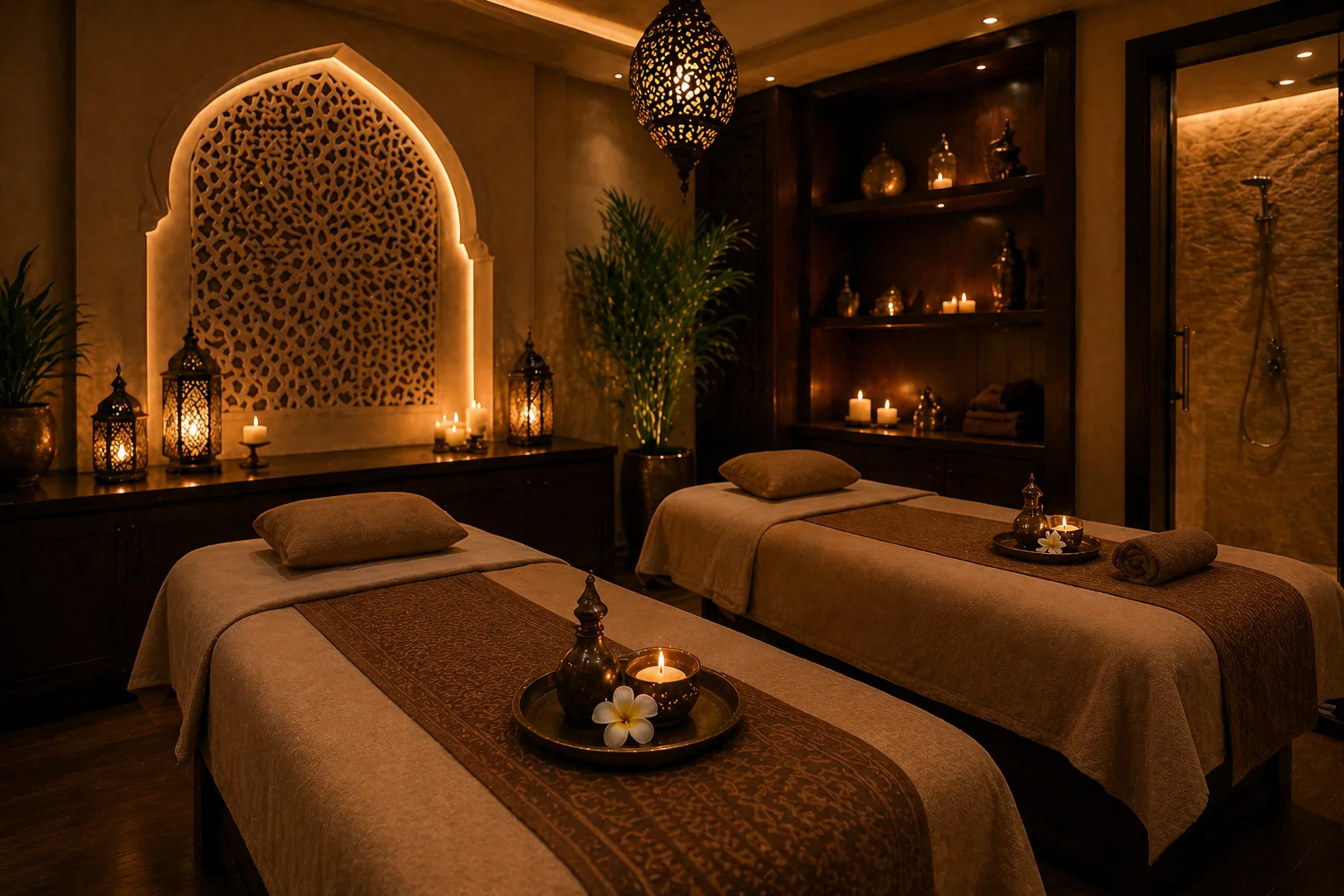 Private spa suite at Danat Al Ain Resort